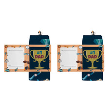 Greeting Card with Fun Crew Length Novelty Socks (2-Pack) product image