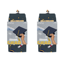 Greeting Card with Fun Crew Length Novelty Socks (2-Pack) product image