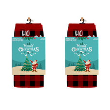 Greeting Card with Fun Crew Length Novelty Socks (2-Pack) product image