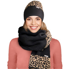 Nicole Miller New York Hanging Scarf and Beanie Set product image