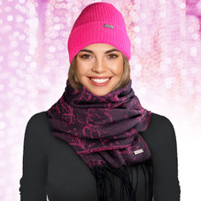 Nicole Miller New York Hanging Scarf and Beanie Set product image