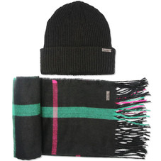 Nicole Miller New York Hanging Scarf and Beanie Set product image