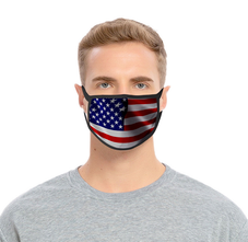 Washable/Reusable USA Flag Mask (2- or 4-Pack) product image
