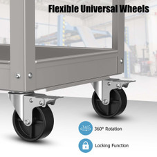 3-Tier Rolling Metal Utility Cart  product image