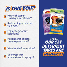 Panther Armor Cat Scratch Deterrent Training Tape, 10 ct. (2 Sizes) product image