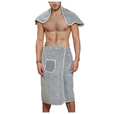 Men's 2-Piece Bathrobe Towel Set product image Men's 2-Piece Bathrobe Towel Set product image