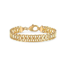 10-Inch 18K Gold Chunky Chain Anklet product image