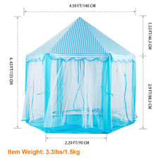 Kids' Dream Castle Play Tent with Storage Bag product image