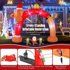 8FT Inflatable Dachshund Christmas Arch Yard Decoration product image 8FT Inflatable Dachshund Christmas Arch Yard Decoration product image