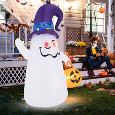 6Ft Halloween Inflatable Ghost with Jack-O-Lantern  product image