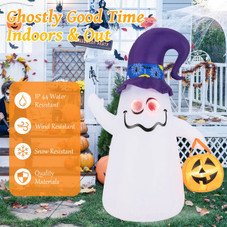 6Ft Halloween Inflatable Ghost with Jack-O-Lantern  product image
