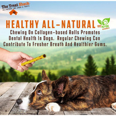 6-Inch Beef Crunchy Rolls Dog Treats by The Treat Shack product image