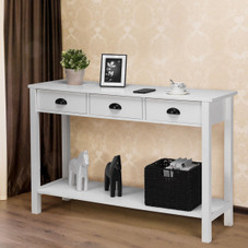 47" Side Desk Console Table with Drawers  product image