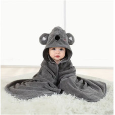 Absorbent Animal-Hooded Baby Bath Towel product image