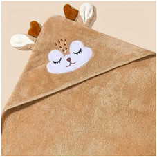 Absorbent Animal-Hooded Baby Bath Towel product image