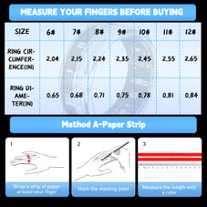 Smart Ring Fitness Tracker Rate Monitor Sleep Recorder Activity Reminder with Charging Case,IP68 Waterproof(9#) product image Smart Ring Fitness Tracker Rate Monitor Sleep Recorder Activity Reminder with Charging Case,IP68 Waterproof(9#) product image