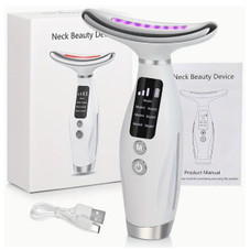 Face & Neck Beauty Device with Vibration & LED Therapy product image