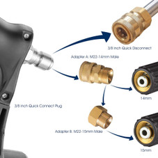 18-Foot Telescoping Pressure Washer Extension Wand Kit product image