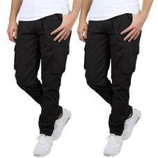 Men's Flex-Stretch Cotton Cargo Pants (1 to 3-Pack) product image