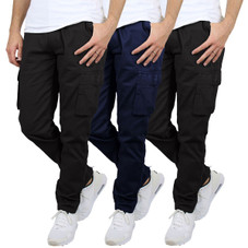 Men's Flex-Stretch Cotton Cargo Pants (1 to 3-Pack) product image