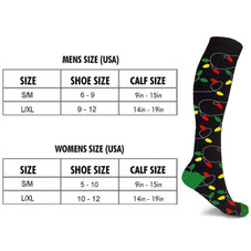 Holiday Fun Knee-High Compression Socks, 15-20mmHG (3-Pair) product image