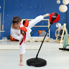Kids' Adjustable Punching Bag Set with Boxing Gloves product image