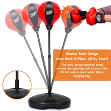 Kids' Adjustable Punching Bag Set with Boxing Gloves product image