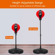 Kids' Adjustable Punching Bag Set with Boxing Gloves product image