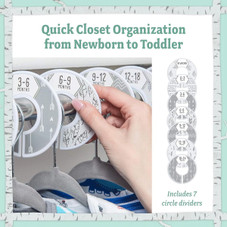 Baby Nest Designs Closet Dividers for Baby Clothes product image