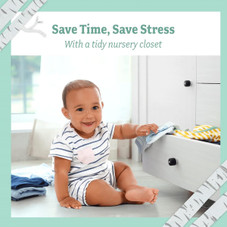 Baby Nest Designs Closet Dividers for Baby Clothes product image