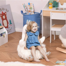 Kids' Swan Stuffed Animal Lounge Chair product image