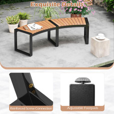 Curved 2-Person Patio Bench  product image