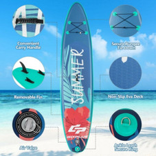 'SUMMER' 10.5- or 11-Foot Inflatable Stand-up Paddle Board product image