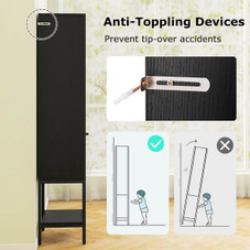 57" Tall Bathroom Cabinet product image