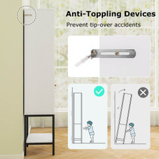 57" Tall Bathroom Cabinet product image