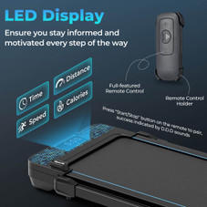 Superfit 2-in-1 Folding Treadmill Walking Pad with Remote and App Control product image