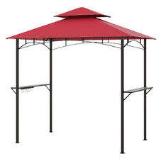 Outdoor Double-Tiered 8 x 5-Foot Grill Gazebo Canopy  product image Outdoor Double-Tiered 8 x 5-Foot Grill Gazebo Canopy  product image