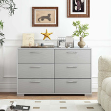 4/6-Drawer Chest of Drawers or Dresser with Metal Legs & Handles product image