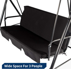 3-Person Adjustable Canopy Porch Swing product image