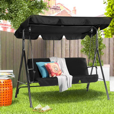 3-Person Adjustable Canopy Porch Swing product image