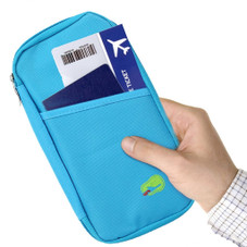 Water-Resistant Travel Zipper Case for Passport, Phone, Cards and More product image