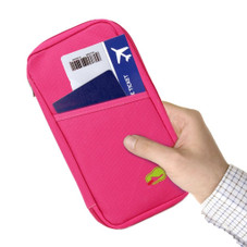 Water-Resistant Travel Zipper Case for Passport, Phone, Cards and More product image