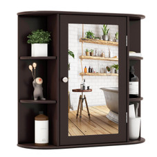 Mirrored Wall-Mounted Bathroom Vanity product image