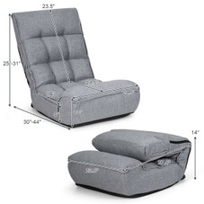 4-Position Folding Floor Chair  product image