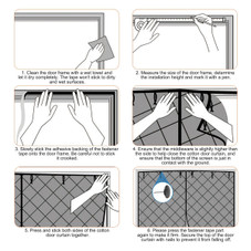 Magnetic Garage Door Curtain, 8' x 7' product image
