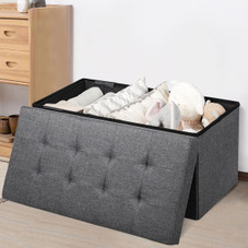 31.5'' Foldable Fabric Storage Ottoman  product image