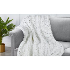Chunky Chenille Plush Throw by Kathy Ireland, 50" x 60" product image