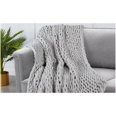 Chunky Chenille Plush Throw by Kathy Ireland, 50" x 60" product image