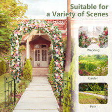 2-in-1 Garden Arbor Decorative Arch product image