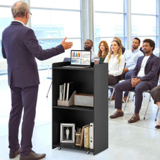 41" Presentation Podium with 2 Storage Shelves product image